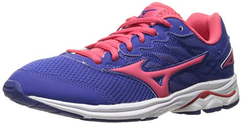 Mizuno Running Wave Rider 20 Junior Scarpe, viola (Deep Ultra Marine/Paradise Rosa/Bianco), 33 EU