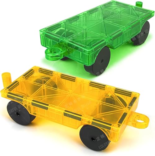 Mauikay Mini Magnetische Bausteine Reiseset, Magnetspielzeug Kompatibel mit Standard Magnetfliesen, STEM Montessori Sensorisches Spielzeug Geschenk für Jungen Mädchen ab 3 4 5 6 Jahre (C)