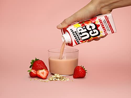 UP & GO Breakfast Drink - Strawberry & Banana, High Protein, Calcium & Fibre (330ml x 8 Bottles) - Image 5