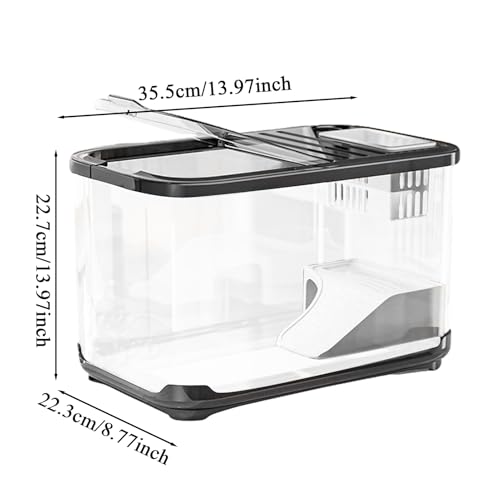 Kit aquarium ventilé avec escalier pour tortue et décors