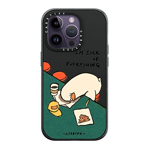 Coque iPhone 14 Pro CASETiFY évite les bris d'écran étui rigide MagSafe