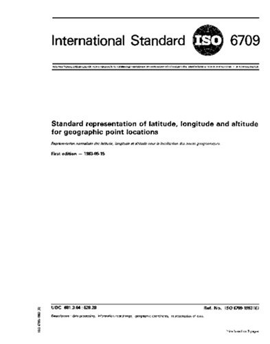 ISO 6709:1983, Standard representation of latitude, longitude and ...