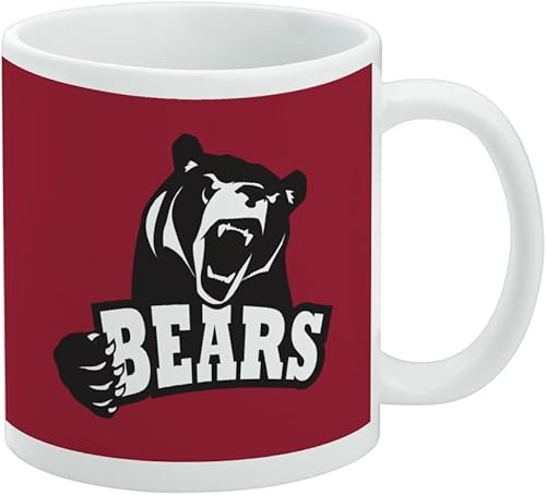 Vista 286 de Taza de cerámica con el logotipo principal de la Universidad de St. John, taza de regalo novedosa para café, té y bebidas calientes, 11oz, blanca