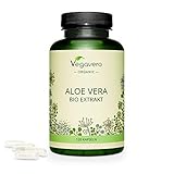 Aloe Vera BIO Vegavero® | La Dosis Más Alta: 675 mg | Tránsito Intestinal & Detox | 120 Cápsulas | Sin Aditivos | Extracto de Gel de la Hoja | Sin OGM & Apto para Veganos