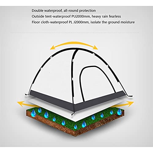 Carpa para camping 3-4 personas resistente al viento y lluvia miniatura 5