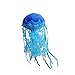 Dfngiq Creative Marine Life Cacahuete Peluche Muñeca Juguete Jellyfish Colgante Ornamento Doll Doll Girl Cumpleaños Regalo (Rosa, Azul, Amarillo, Verde, púrpura)