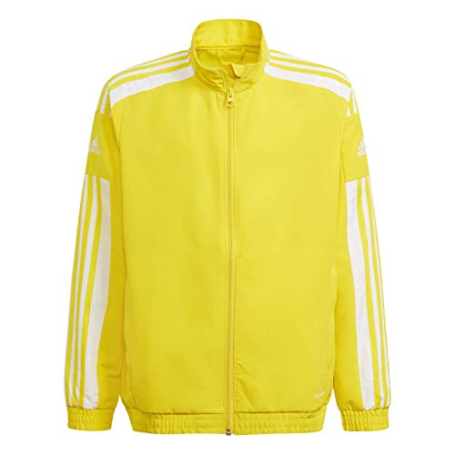adidas Unisex Kinder Squadra 21 Presentation Jacket, Team Yellow / White,...