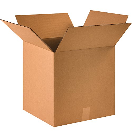 Image of PARTNERS BRAND 16 x 16 x 16 Corrugated Cardboard Boxes, Medium 16 inchL x 16 inchW x 16 inchH, Pack of 25 | Shipping, Packaging, Moving, Storage Box for Home or Business, Strong Wholesale Bulk Boxes