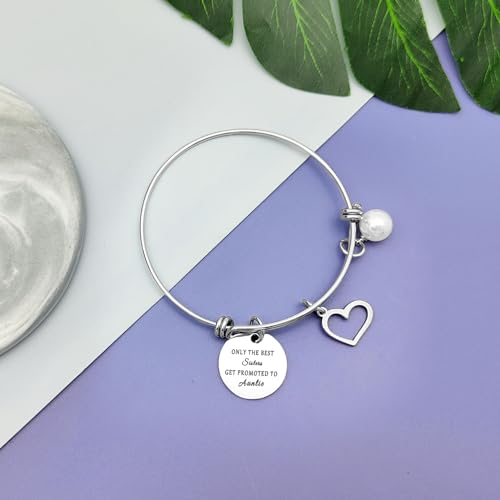 Promoted To Auntie Gift New Auntie Gifts Jewelry Pregnancy Announcement Gifts for Aunt First Time Auntie to be Gifts New Aunt Gifts from Sister New Aunt Jewelry Expecting Aunt Gift Mother's Day Gift3