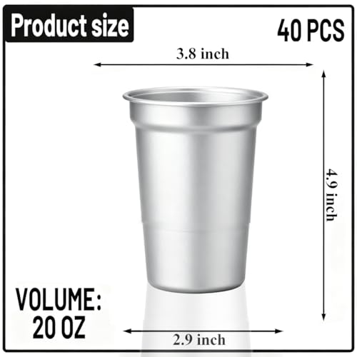 Vasos de aluminio 17 Imagen adicional