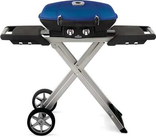 Napoleon TQ285X-BL Portable Propane Grill with Cart, Blue