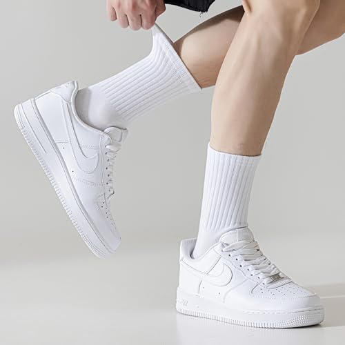 Image of MAGIARTE Womens Athletic Cotton Crew Socks Moisture Wicking Breathable Sports Casual Socks for Women 3 /5-PACK