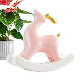 Photo Gallery vgvgaj statuetta di cervo | statuetta in ceramica a forma di cervo a dondolo, adorabile compagno di tè e decorazioni per ufficio, regalo per gli amanti degli animali e dei collezionisti Photo Gallery vgvgaj statuetta di cervo | statuetta in ceramica a forma di cervo a dondolo, adorabile compagno di tè e decorazioni per ufficio, regalo per gli amanti degli animali e dei collezionisti
