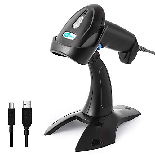 Wired Barcode Scanner, BAOSHARE 1D Barcode Scanner Wired Handheld Bar Code Scanner Reader