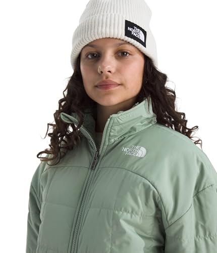 Image of THE NORTH FACE Girls Reversible Shasta Full Zip Jacket | Puffer Coat With Synthetic Insulation, Fleece Lined, Water Repellent