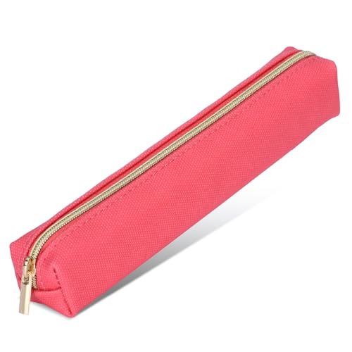 Image of Luxury Small pencil case, Pen case mini for adult. Pencil case Pink Calssic pen bag