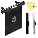 車用 ゴミ箱オーガナイザー ロールゴミ袋 自動ゴミ箱 防水 大容量 使い捨て 収納袋 スリム 収納 小物入れ 2ロールゴミ袋 フック付き 収納ポケット 後部座席 取り付け簡単 車 トラック カー用品 便利グッズ (ブラック（RAV4に適用）)