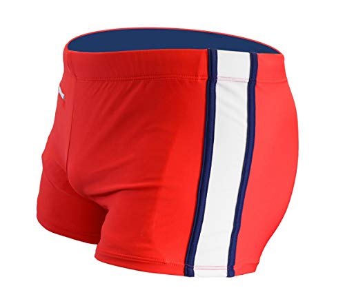 Adoretex Men's Splice Swim Square Leg Briefs Swimsuit2