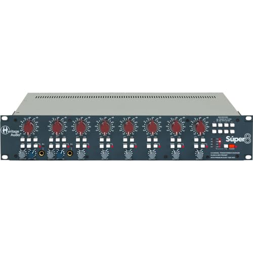 Amazon.co.jp: Heritage Audio Super 8 8チャンネルマイクプリアンプ