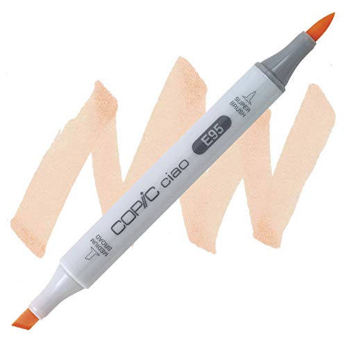 Copic Ciao E95 Marker, Flesh Pink/Tea Orange