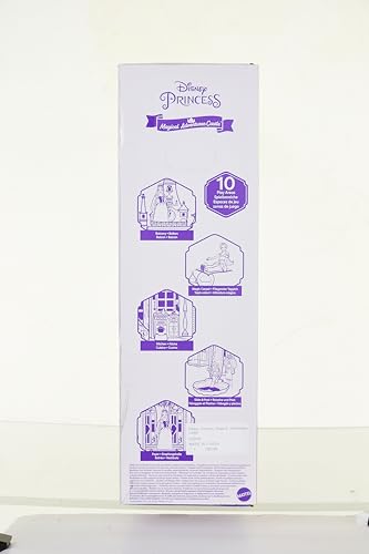 Disney Princesa, Castelo Real dos Sonhos com 28 Acessórios, 10 Áreas para Brincar e 1,20 metros de A
