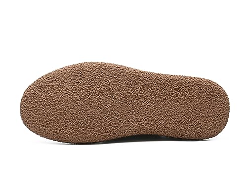 Santimon Men's Suede Loafers Casual Soft Flat Slip On Driving Shoes4