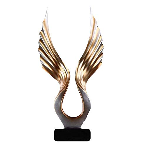 Sculpture d'aigle décoration salon statue art moderne abstrait artisanat résine