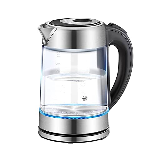 UOOD 1.7L Glass Cordless Electric Kettle 1800W