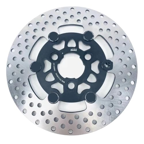 Disque frein moto 220mm flottant universel alu pour scooter tuning et moto sport 57mm
