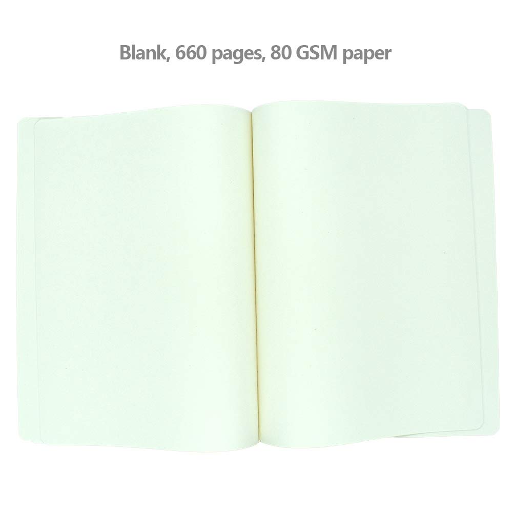 Earnmore Cahier A4, 660 Pages, Croquis, Grand Journal, épaisses, Manuel, Papeterie biblique