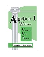 Algebra 1 Workbook : Common Core Edition 1929099304 Book Cover
