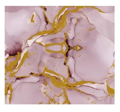 Image of Self-Adhesive Wallpaper & Wall Stickers, Pink Golden