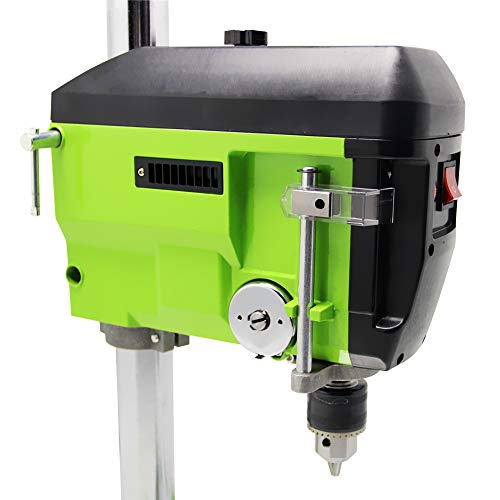 Perceuse à colonne 680W à vitesse réglable pour perçage bois et fer