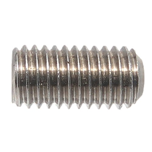1/2-13 x 2 Socket Set Screws, Full Thread, Allen Socket Drive, Stainless Steel 18-8, Bright Finish, Cup Point, Quantity 10 Pieces by Fastenere
