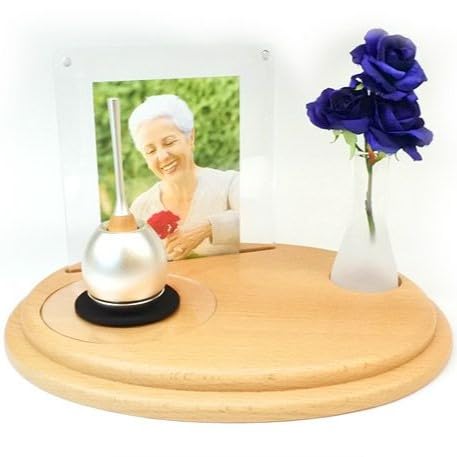 仏壇 ミニ仏壇 セット 手元供養 供養台 「エフ ナチュラル 供養4点セット」 置き台 木製 手元供養 フォトスタンド フォトフレーム メモリアルステージ パーソナル仏壇