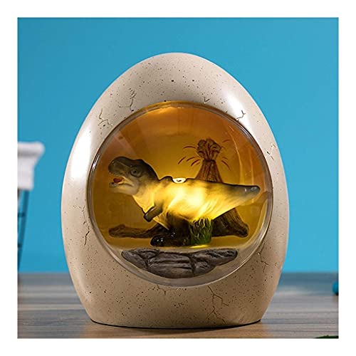 Dinosaur Egg Spaarvarken, Creatief Spaarvarken met Licht, Home Decoratie Veiligheid Hars Materiaal - Image 8