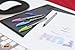 Bic Cristal Fun Ballpoint Pens, Pink Ink Smudge-Proof Writing Pens and Wide Point (1.6mm), Pack of 20