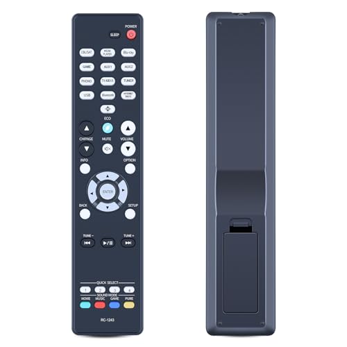 TCNOUMT Mando a distancia de repuesto RC-1243 diseñado para receptor AV DENON AVR-S660H AVC-S660H RC1243