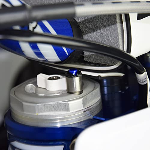 SCAR GABELENTLÜFTUNG GABELENTLÜFTER FEDERGABEL ENTLÜFTUNG WP MARZOCCHI M4 0.7 Kompatibile mit KTM HUSQVARNA GAS GAS - Blau