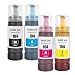Produktbild LAIPENG 104 Tinte Kompatibel mit Epson 104 Druckerpatrone Multipack für EcoTank ET-2810 ET-2820 ET-2720 ET-2826 ET-2710 ET-2714 ET-4700 Schwarz Cyan Magenta Gelb