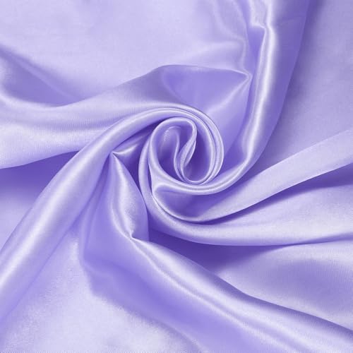 Tissu en satin de mariage violet clair idéal pour vos décors
