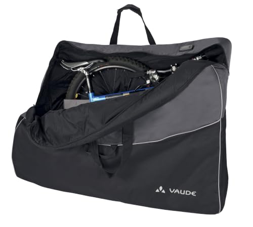 VAUDE Big Bike Bag Fahrrad Transporttasche gepolstert, Black Anthracite – Ansicht 1