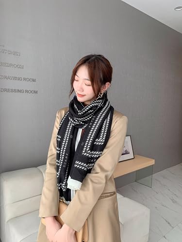 Image of Viscose Scarf for Women | Lightweight & Long | Stole for Women - Stylish Design | Neck Scarf, Hair Scarf, & Head Scarf for Women & Girls | All Season Accessory
