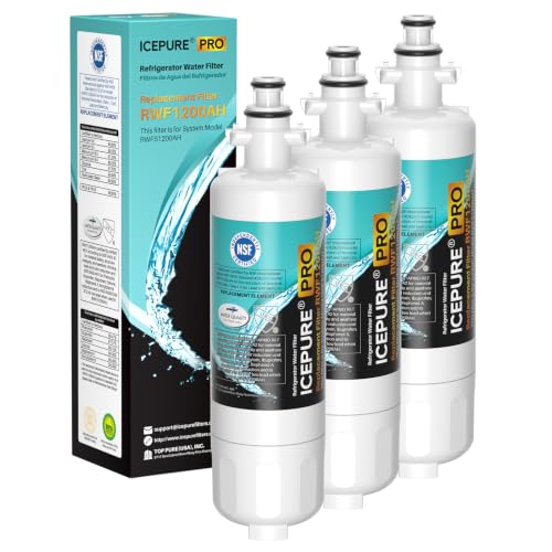 Image of ICEPURE PRO ADQ36006101 NSF401 Certified Replacement for LG LT700P, 3PACK