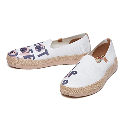 Image of UIN Shoes for Women Slip On Sneakers Comfortable Lightweight Barefoot Travel Art Painted Casual Loafers