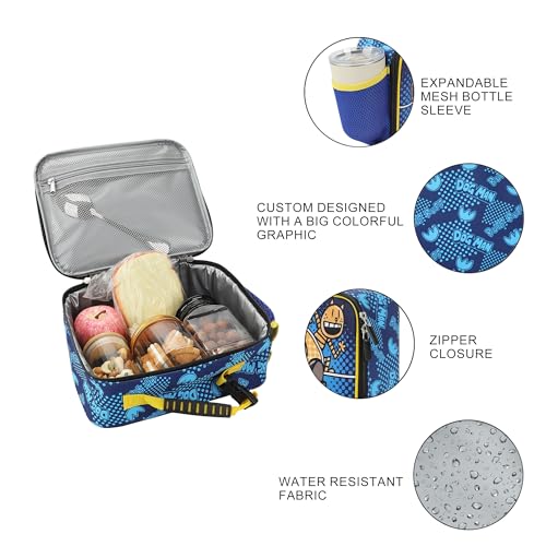 Image of Bioworld Dog Man In Action Insulated Lunch Kit