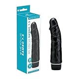 Kinx 6700004188 Big Boss biegsamer Jelly-Vibrator, Schwarz