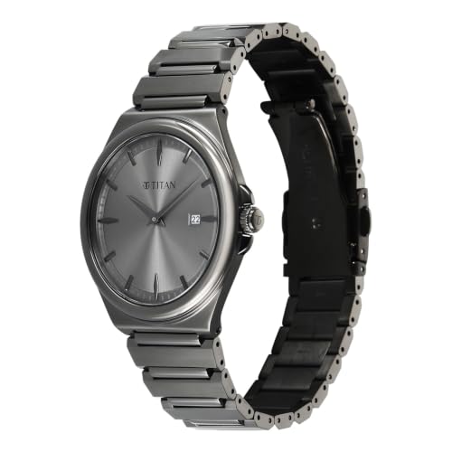 Image of Titan Classique sleekfit with Quartz Analog 2 Hands + Date@3H Stainless Steel Strap Watch for Men