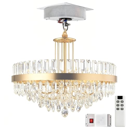 Polipasto para Candelabro con Seguro & Parada Automática | Control Remoto y de Pared | Carga de 40/80/180/230kg | Elevación de 5m para Gran Candelabro de Cristal | Uso Comercial y Residencial 230kg