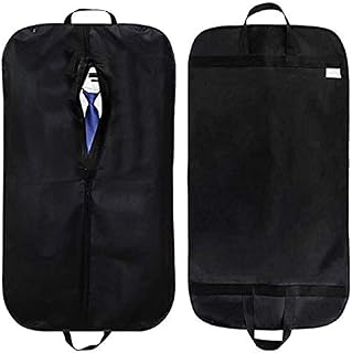 Venga amigos 2 pcs 100 * 60cm Breathable Garment Suit Clothes Covers Bags, 40 inch Suit Covers Foldable Bag with Handles Good for Traveling Easy to Carry(Black)